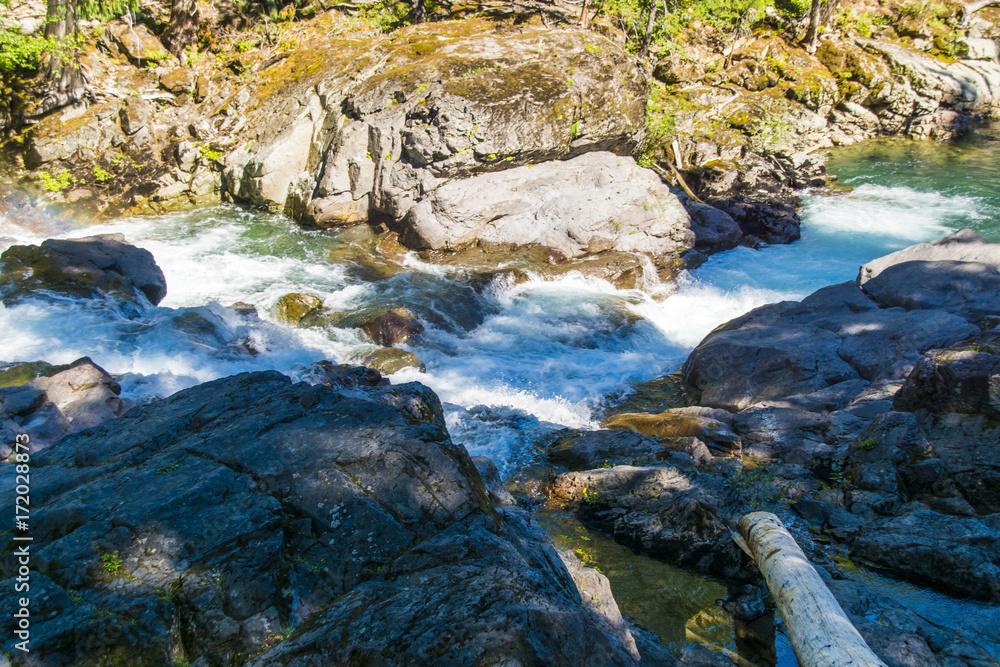 Silver Falls in Mt Rainier National Park