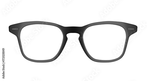 Hipster glasses, 3D Illustration
