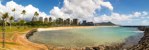Vászonkép Ala Moana Beach Park