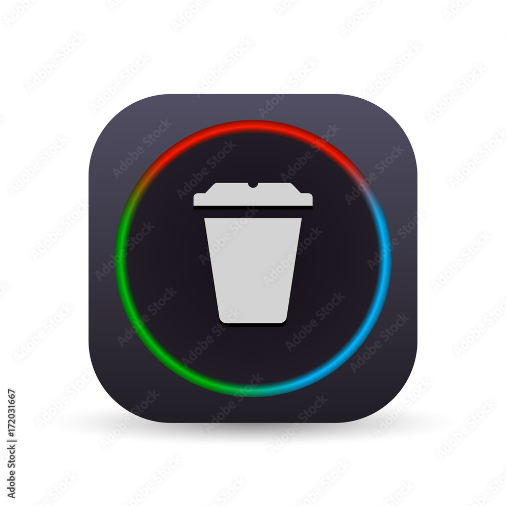 Dark MultiColor Web Button Dark MultiColor Web Button