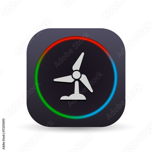 Dark MultiColor Web Button