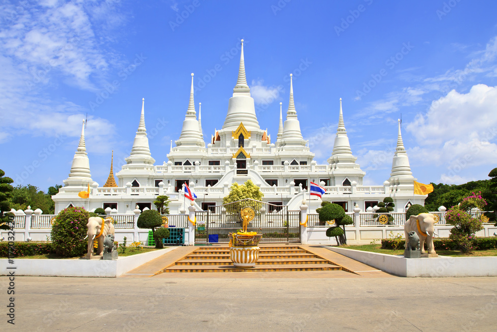 Pagoda wat asokaram, Samutprakarn, Thailand