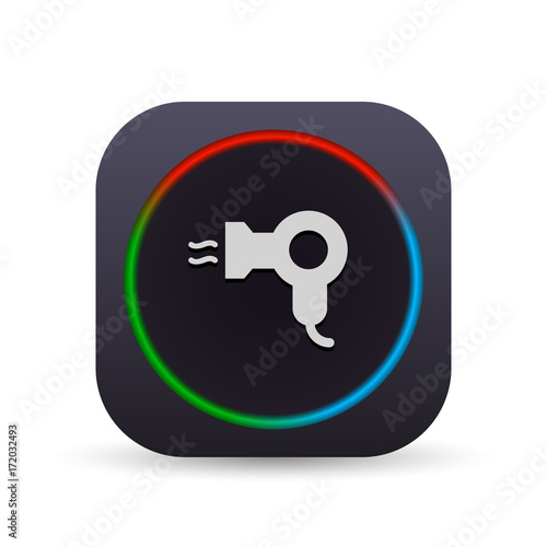 Dark MultiColor Web Button