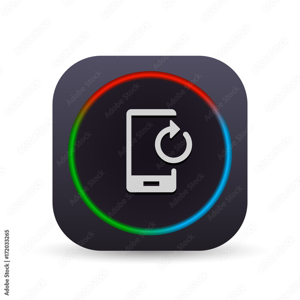 Dark MultiColor Web Button Dark MultiColor Web Button
