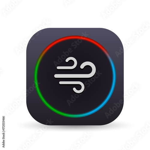 Dark MultiColor Web Button