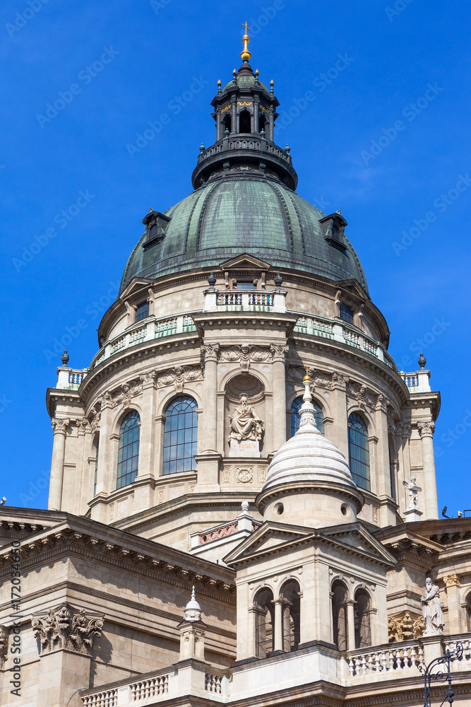 Saint Stephen's basilica in Budapest, Hungary.