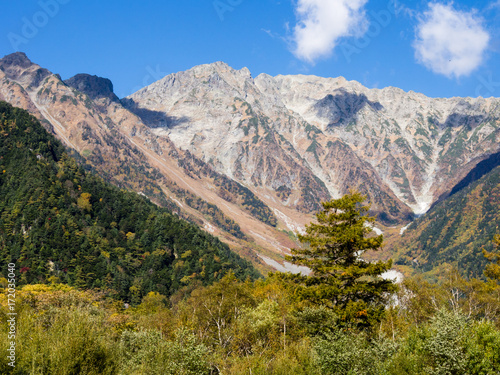 Kamikochi valley in early fall - Nagano prefecture, Japan