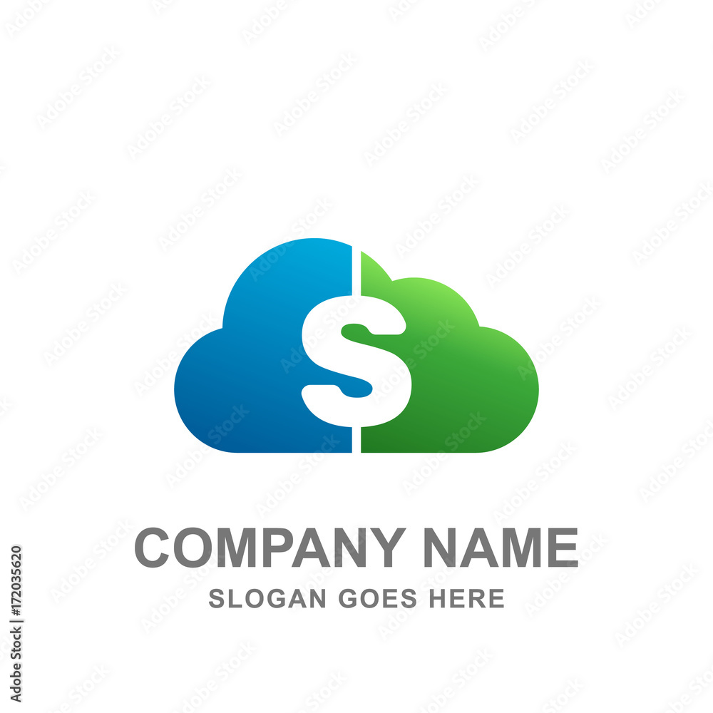 Money Saving Bank Dollar Logo Vector Icon Money Saving Bank Dollar Logo Vector Icon