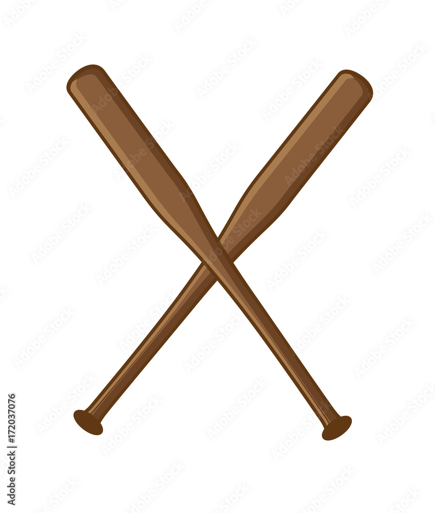 Baseball Bats Vector