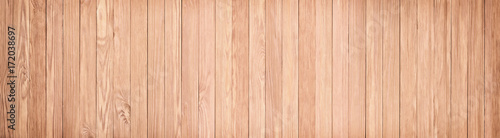 Panorama of light wooden texture. Desktop background