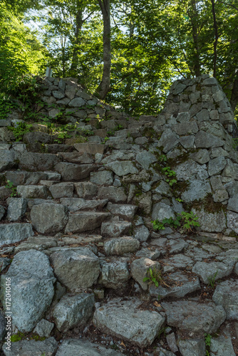 石階段
