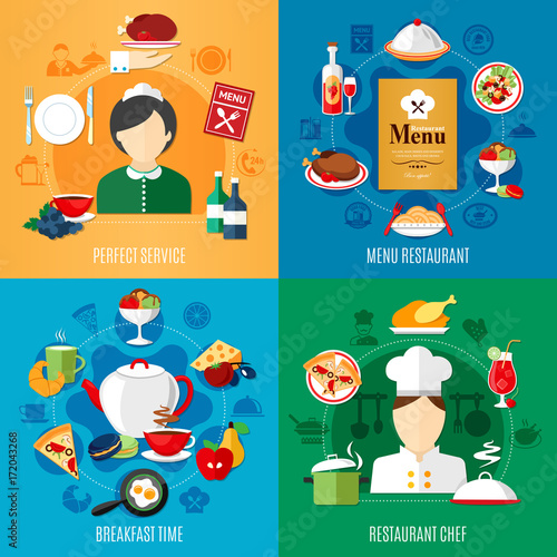 Restaurant 2x2 Design Concept