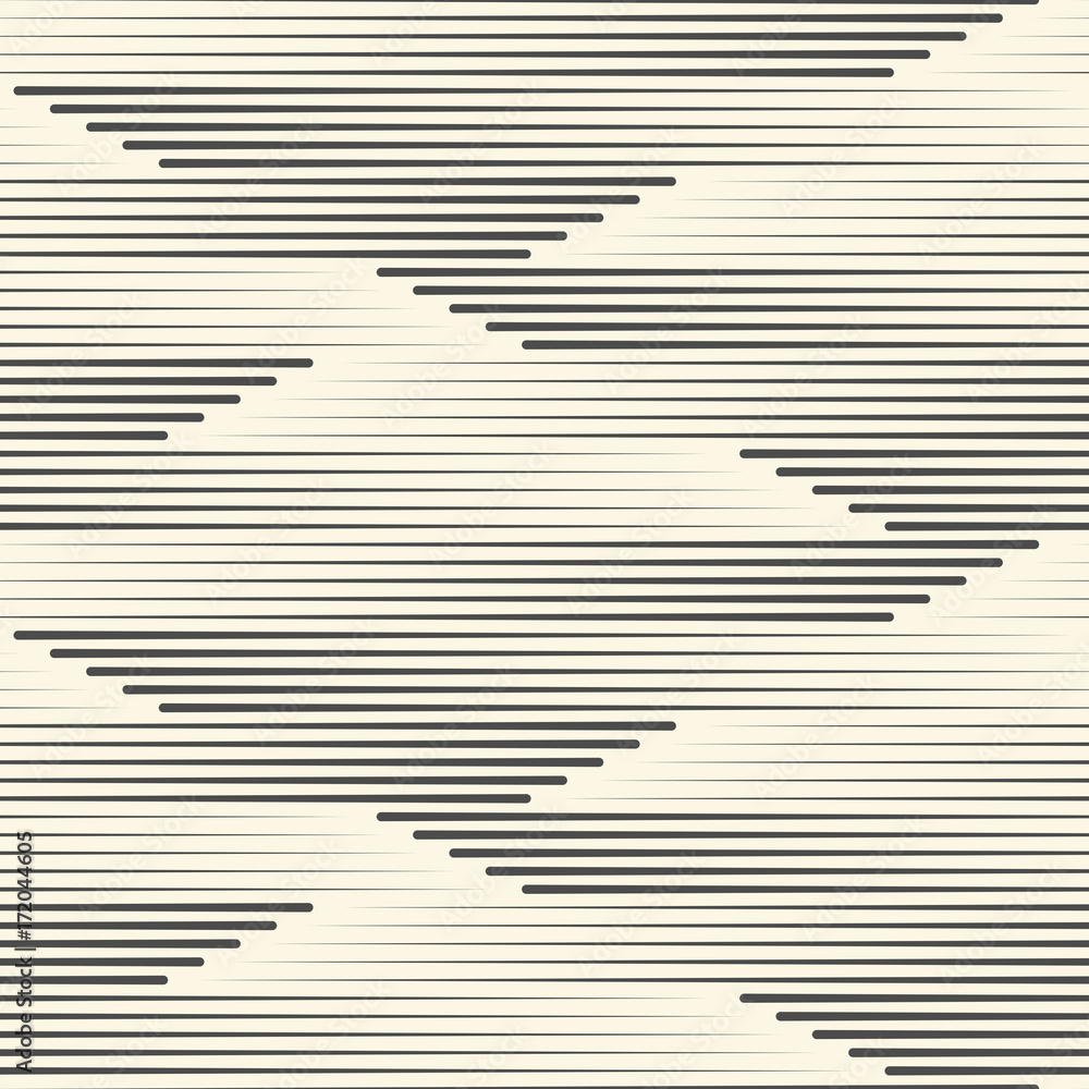 Seamless Geometric Background. Vector Striped Texture