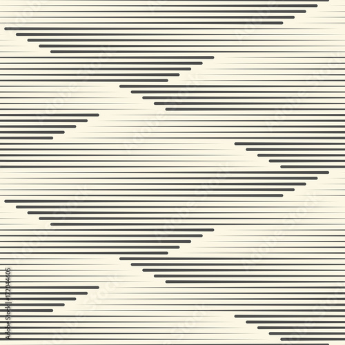 Seamless Geometric Background. Vector Striped Texture