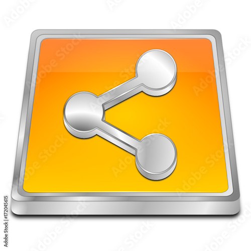 Share Button - 3D illustration