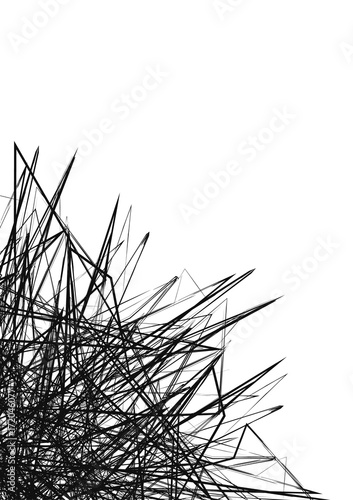 Abstract background. Black and white pattern futuristic.