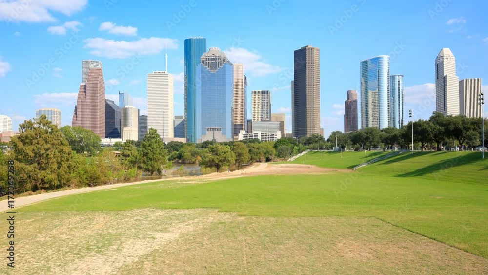 High quality time lapse clip or video in downtown of Houston, Texas High quality time lapse clip or video in downtown of Houston, Texas