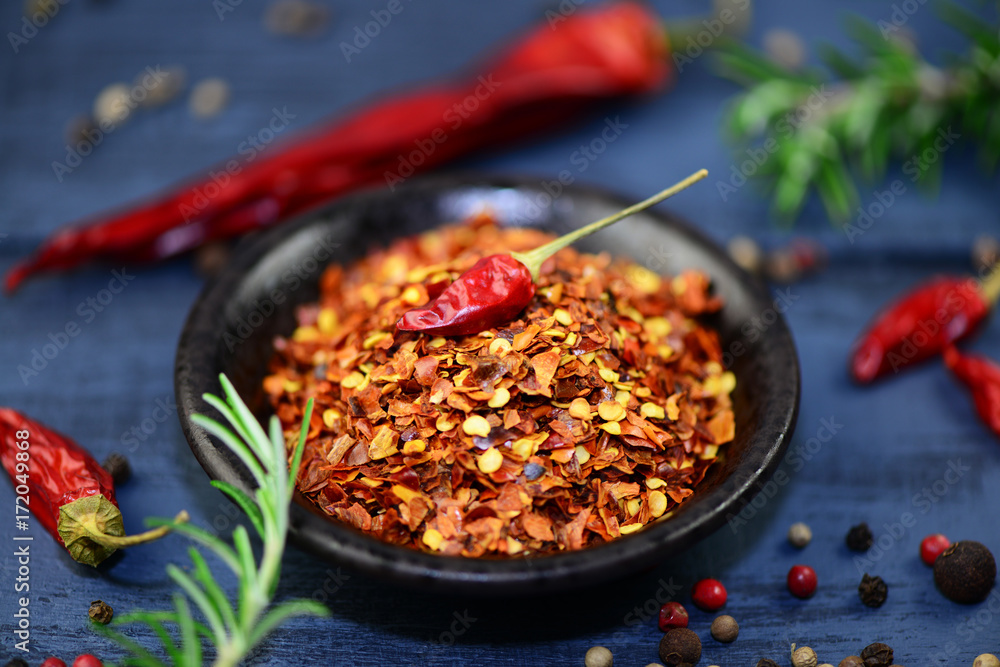 Scharfes Gewürz Chili StockFoto Adobe Stock
