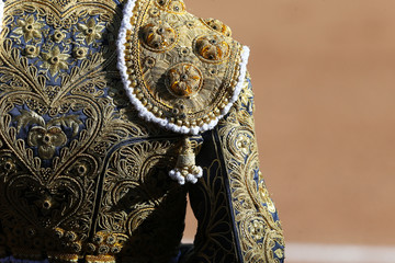 Poster Stierenvechten Torero op plaza tijdens corrida  © jota69