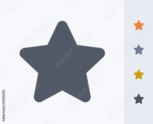 Star - Carbon Icons. A professional, pixel-aligned icon  designed on a 32x32 pixel grid and redesigned on a 16x16 pixel grid for very small sizes.