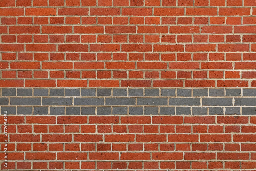Obraz premium Red brown brick wall background texture