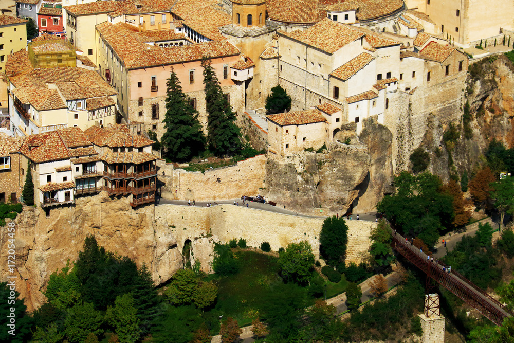 Panoramic view of Cuenca, Spain