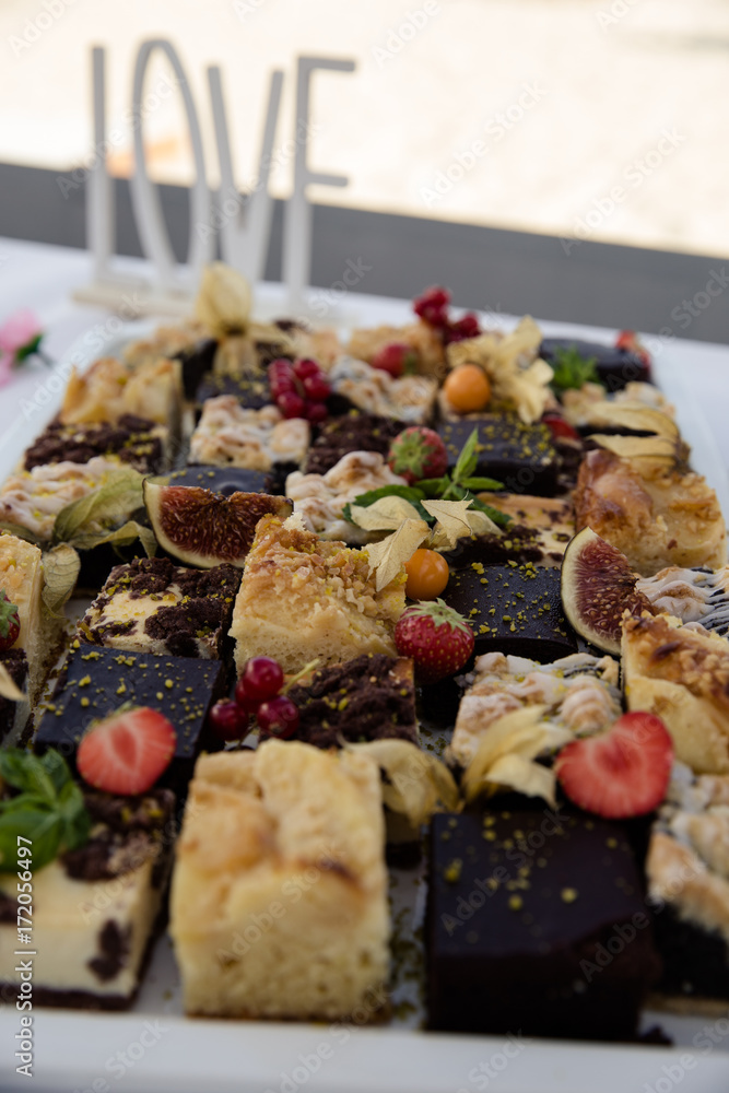 Kuchenbuffet auf Hochzeit Kuchenbuffet auf Hochzeit