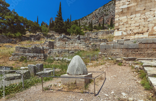 The Navel of  the World - Delphi - Greece photo