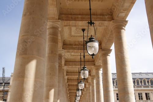 Colonnes du Palais Royale à Paris