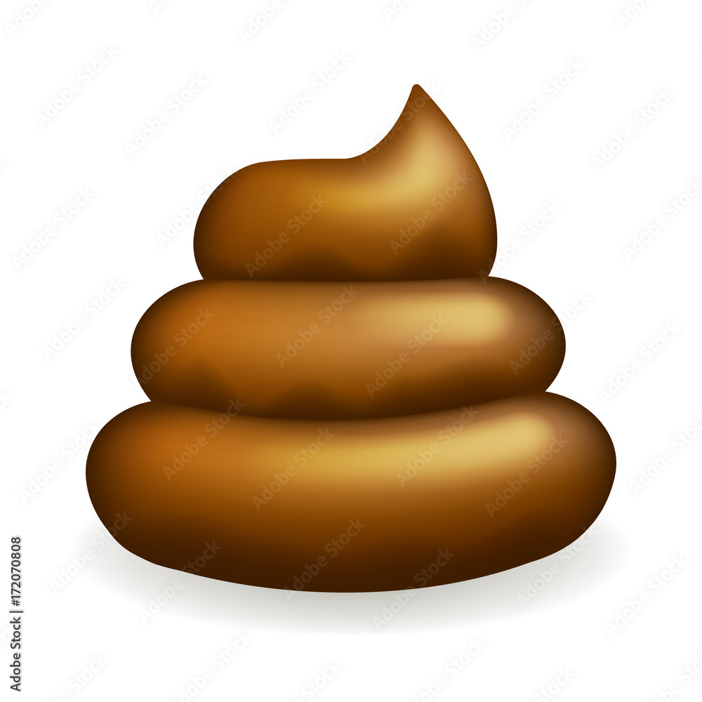 Dirty Poop Crap Shit Icon Transparent Background 3d Realistic excrement Design Vector Illustration Dirty Poop Crap Shit Icon Transparent Background 3d Realistic excrement Design Vector Illustration