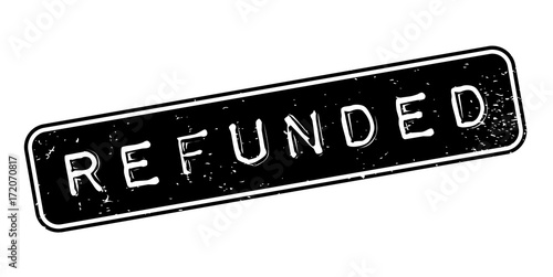 Refunded rubber stamp. Grunge design with dust scratches. Effects can be easily removed for a clean, crisp look. Color is easily changed.