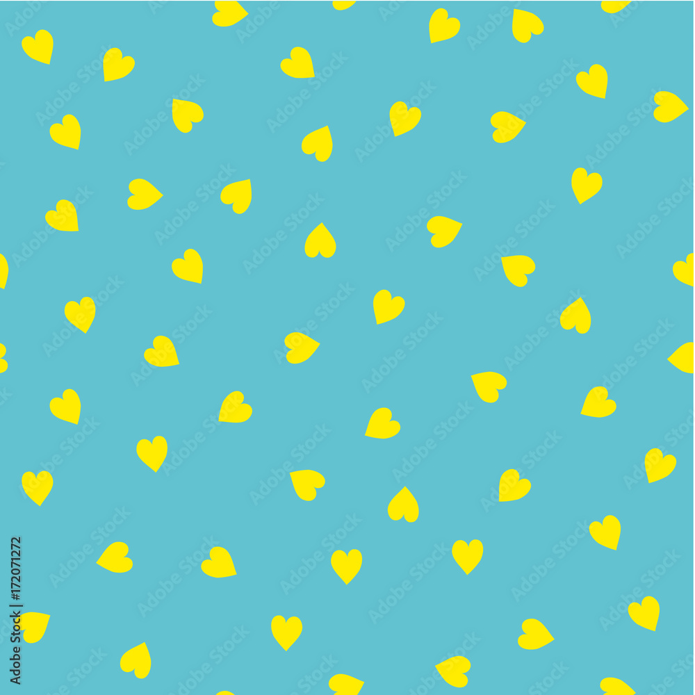 Vector seamless pattern. Randomly disposed hearts. Cute background for print on fabric, paper, scrapbooking. Vector seamless pattern. Randomly disposed hearts. Cute background for print on fabric, paper, scrapbooking.