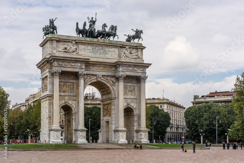 Fototapeta Naklejka Na Ścianę i Meble -  Milano, Arco della Pace