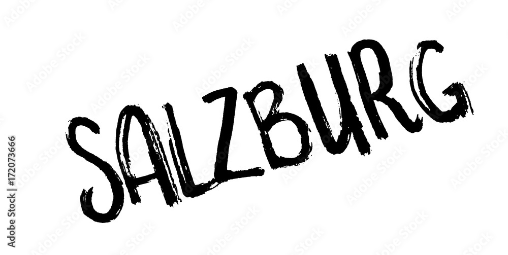 Obraz premium Salzburg rubber stamp. Grunge design with dust scratches. Effects can be easily removed for a clean, crisp look. Color is easily changed.