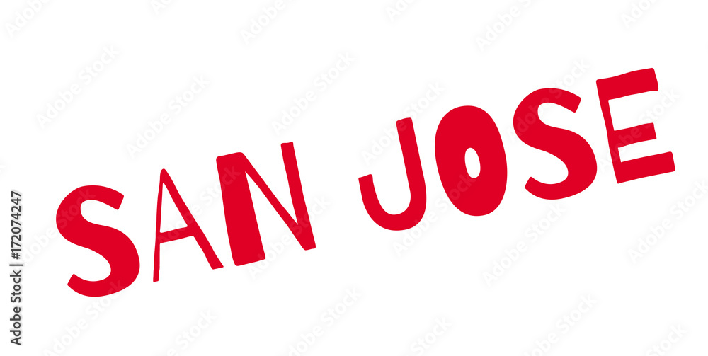 San Jose rubber stamp. Grunge design with dust scratches. Effects can be easily removed for a clean, crisp look. Color is easily changed. San Jose rubber stamp. Grunge design with dust scratches. Effects can be easily removed for a clean, crisp look. Color is easily changed.