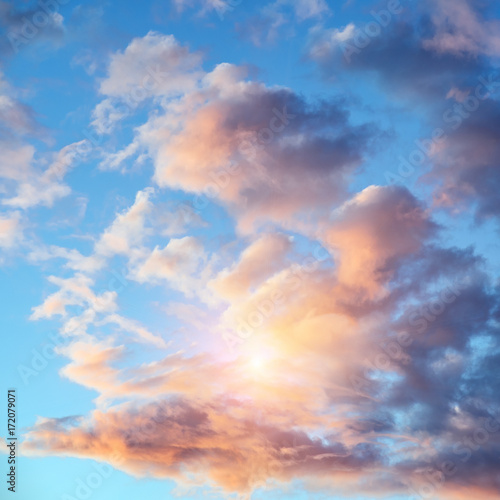 Sky sunrise air clouds panorama © 1xpert