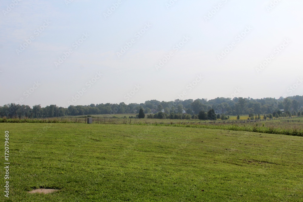The grass field farmland out in the country. The grass field farmland out in the country.