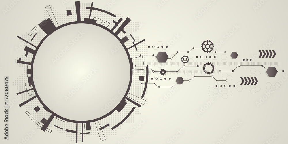 Abstract technological background. Vector illustration. Abstract technological background. Vector illustration.