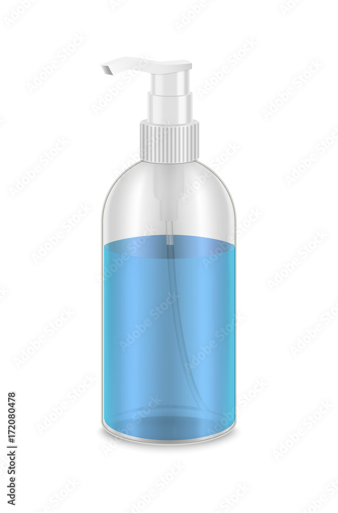 Realistic Detailed 3d Bottle Dispenser. Vector Realistic Detailed 3d Bottle Dispenser. Vector