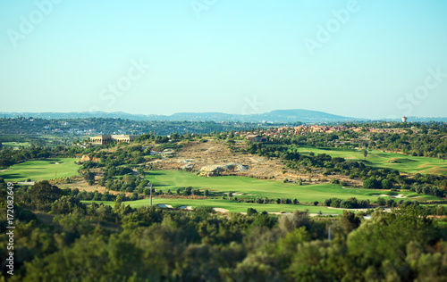 Private house and golf course in the Algarve  Portugal.