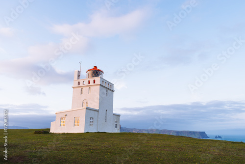 Lighthouse at Cape Dyrholaey, Iceland © Oleksandr Kotenko