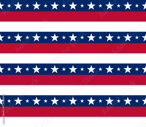 Usa patriotic pattern, ideal for printing VECTOR