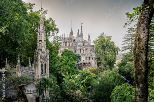 Quinta da Regaleira castle, Monteiro Palace, Sintra, Portugal