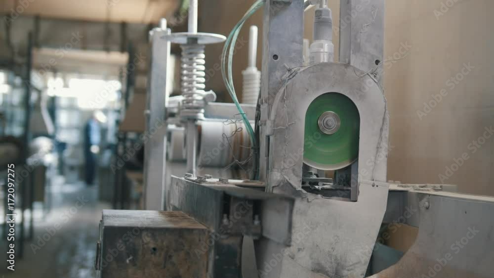 Chemistry industry - producing of fiberglass rods - composite reinforcement Chemistry industry - producing of fiberglass rods - composite reinforcement