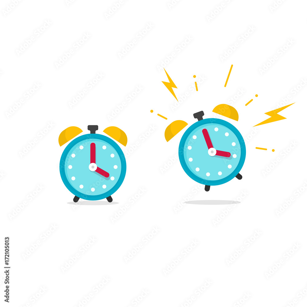 Ringing Alarm Clock Icon