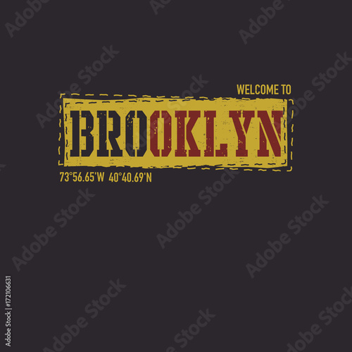 vintage urban typography vector