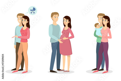 Pregnancy test concept.