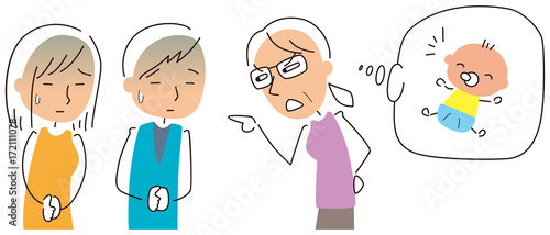 子供はまだかと説教する姑