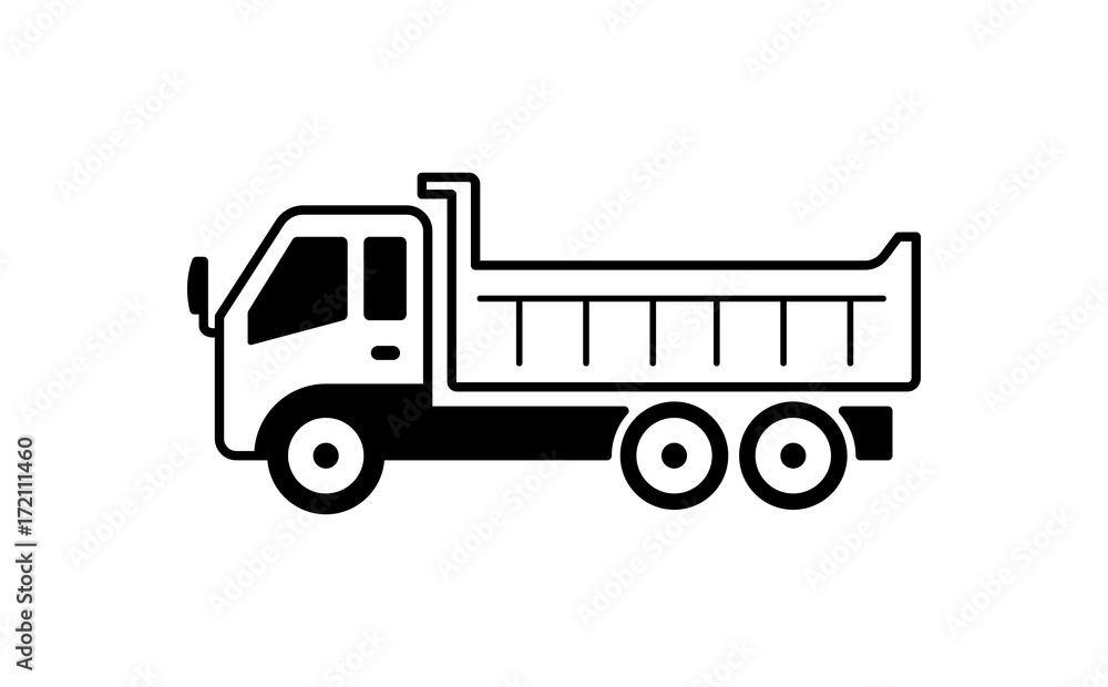 dump truck illustration
