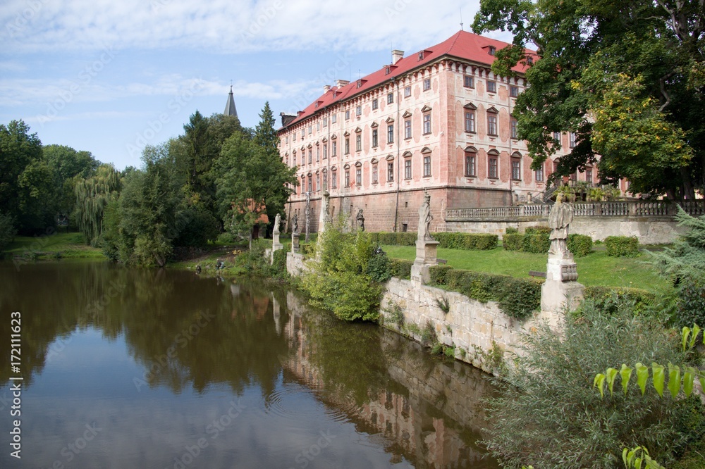 historical chateau with garden and park in Libochovice historical chateau with garden and park in Libochovice